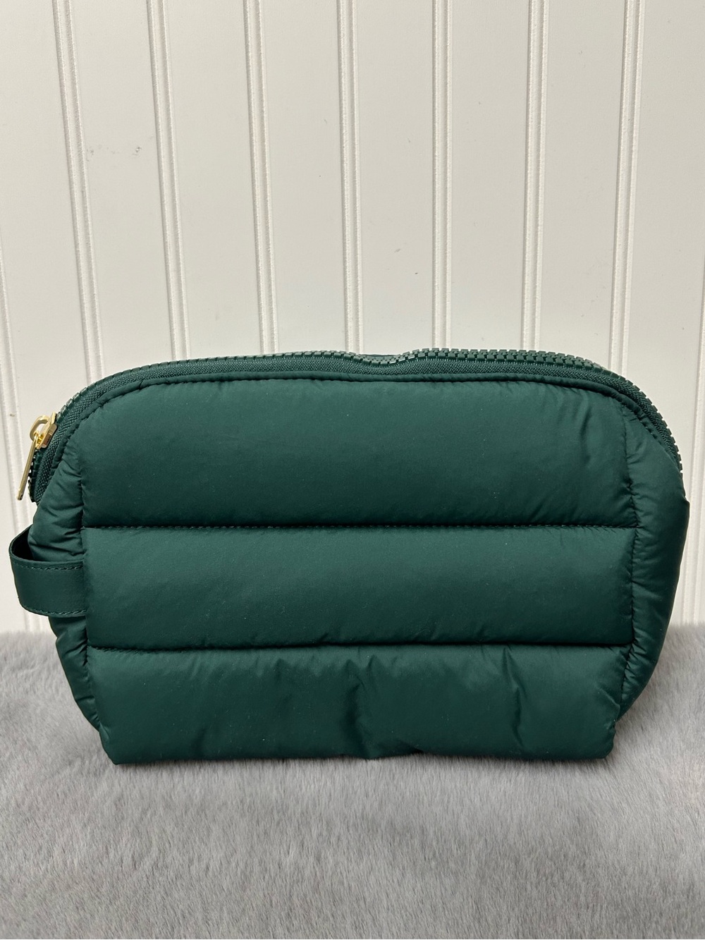 Mark & Graham lightweight puffer travel pouch makeup